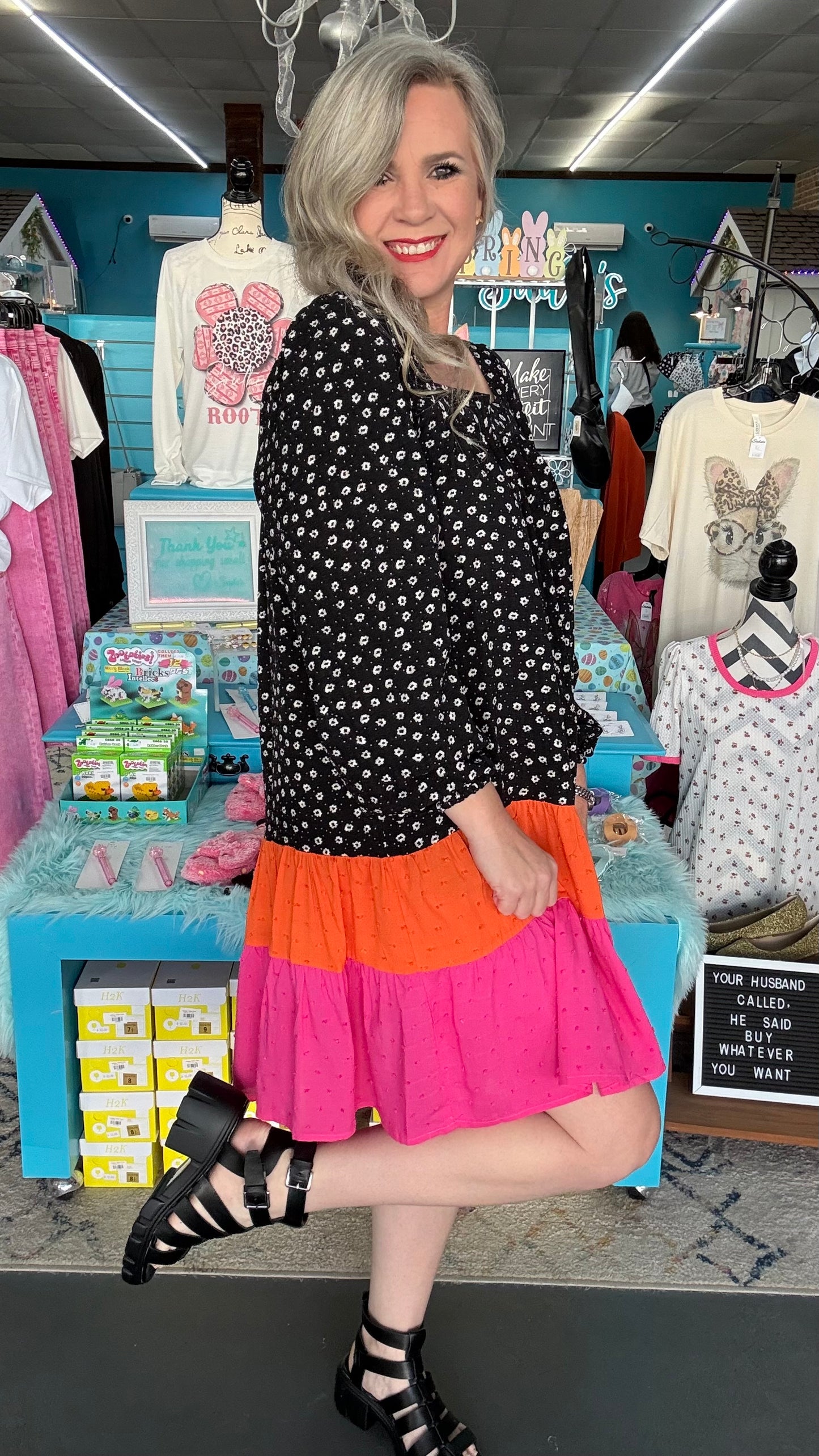 Floral Tier Dress