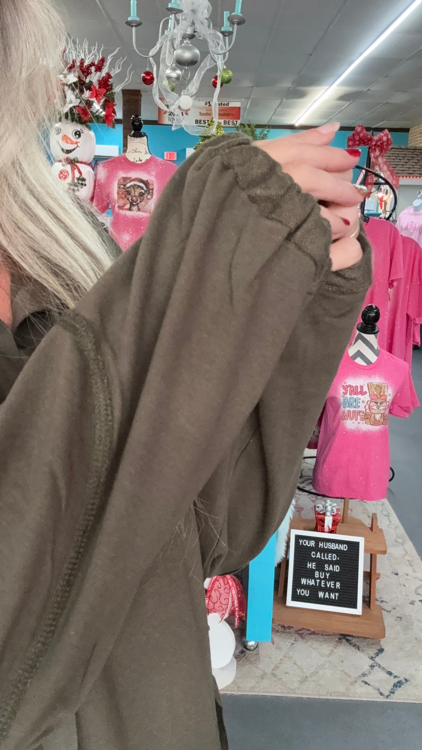 Olive Lightweight Hoodie