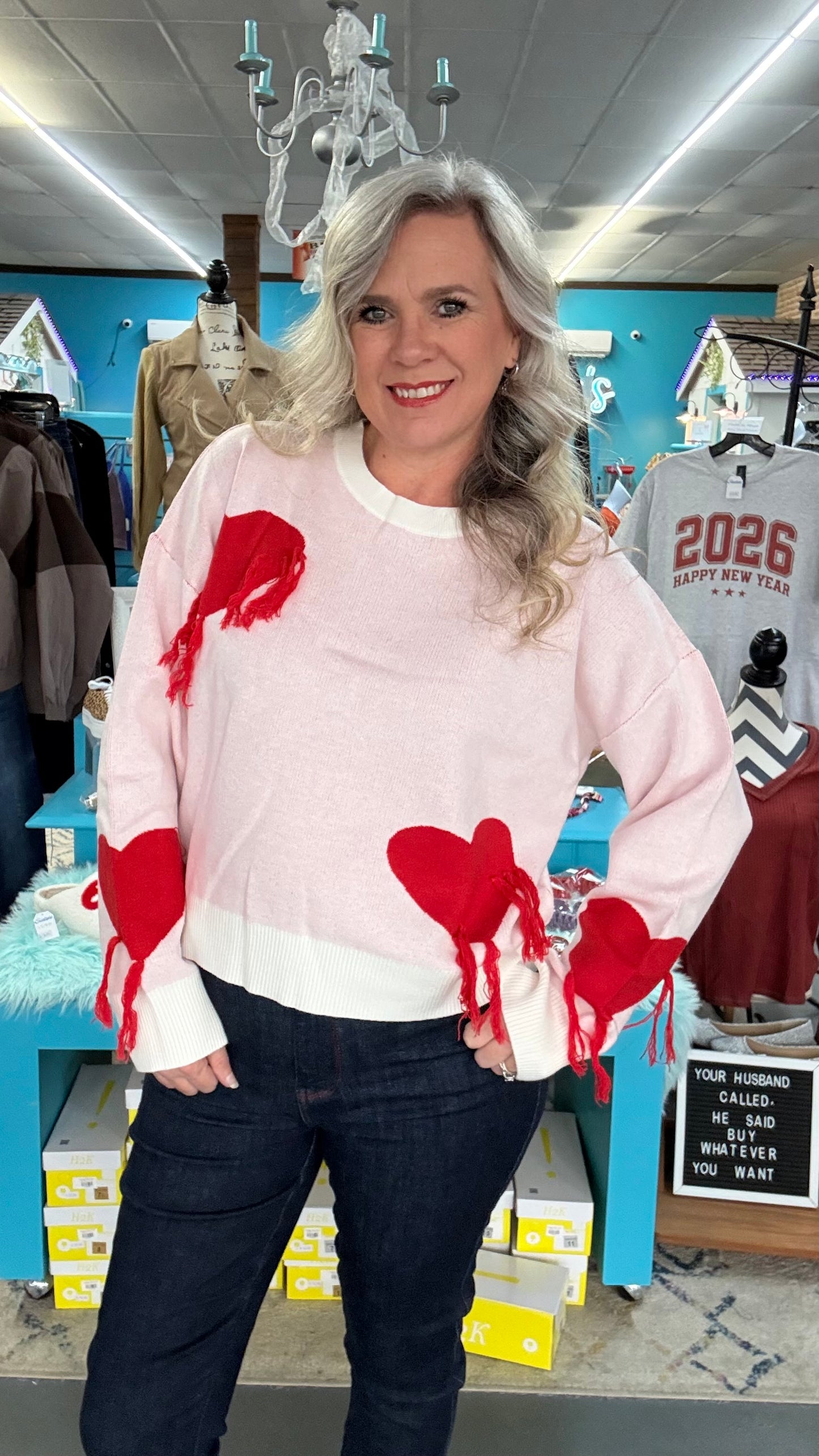 Be Mine Sweater-Plus