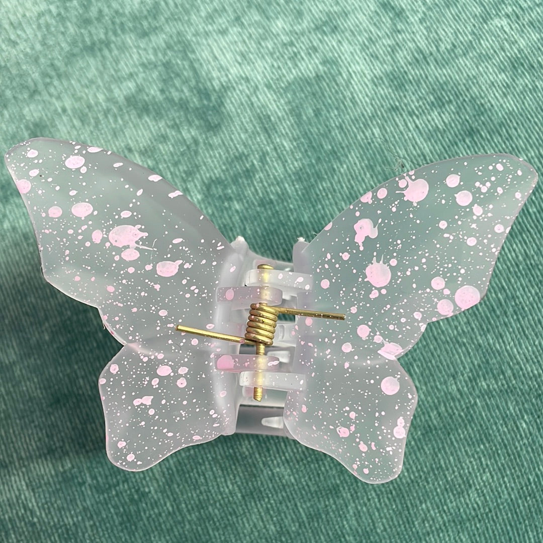 Paint Splatter Butterfly Clip