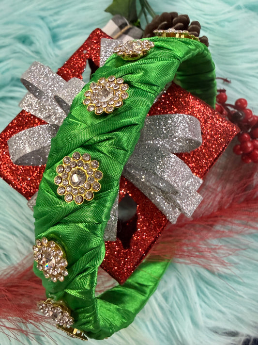 Rhinestone Satin Headband