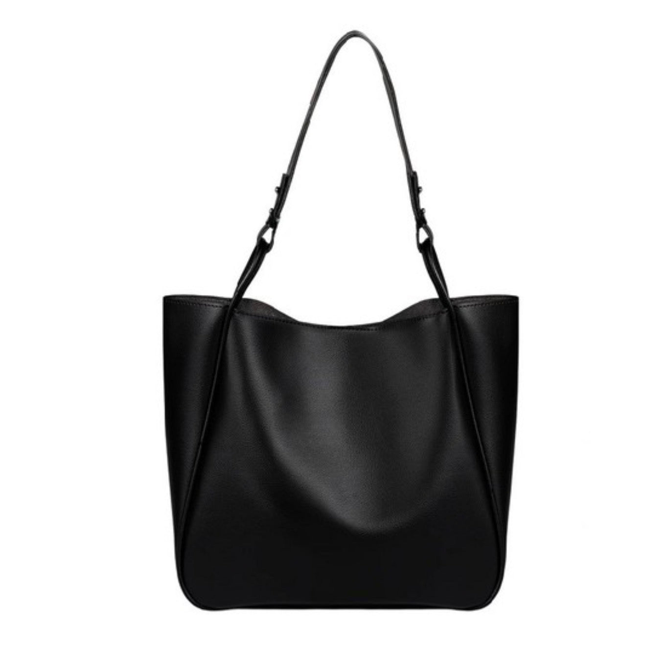 Vegan Leather Shoulder Tote