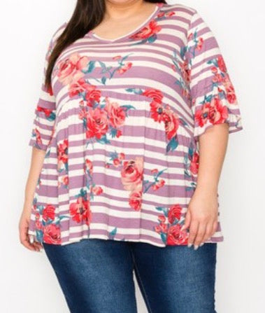 Floral Babydoll-Plus