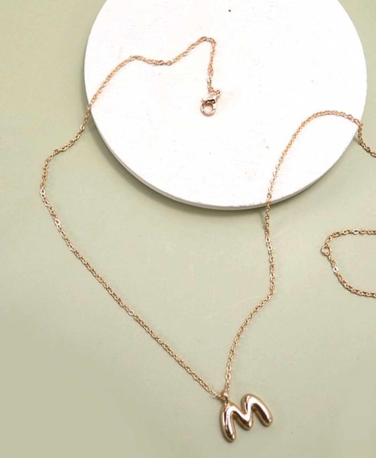 Balloon Initial Necklace