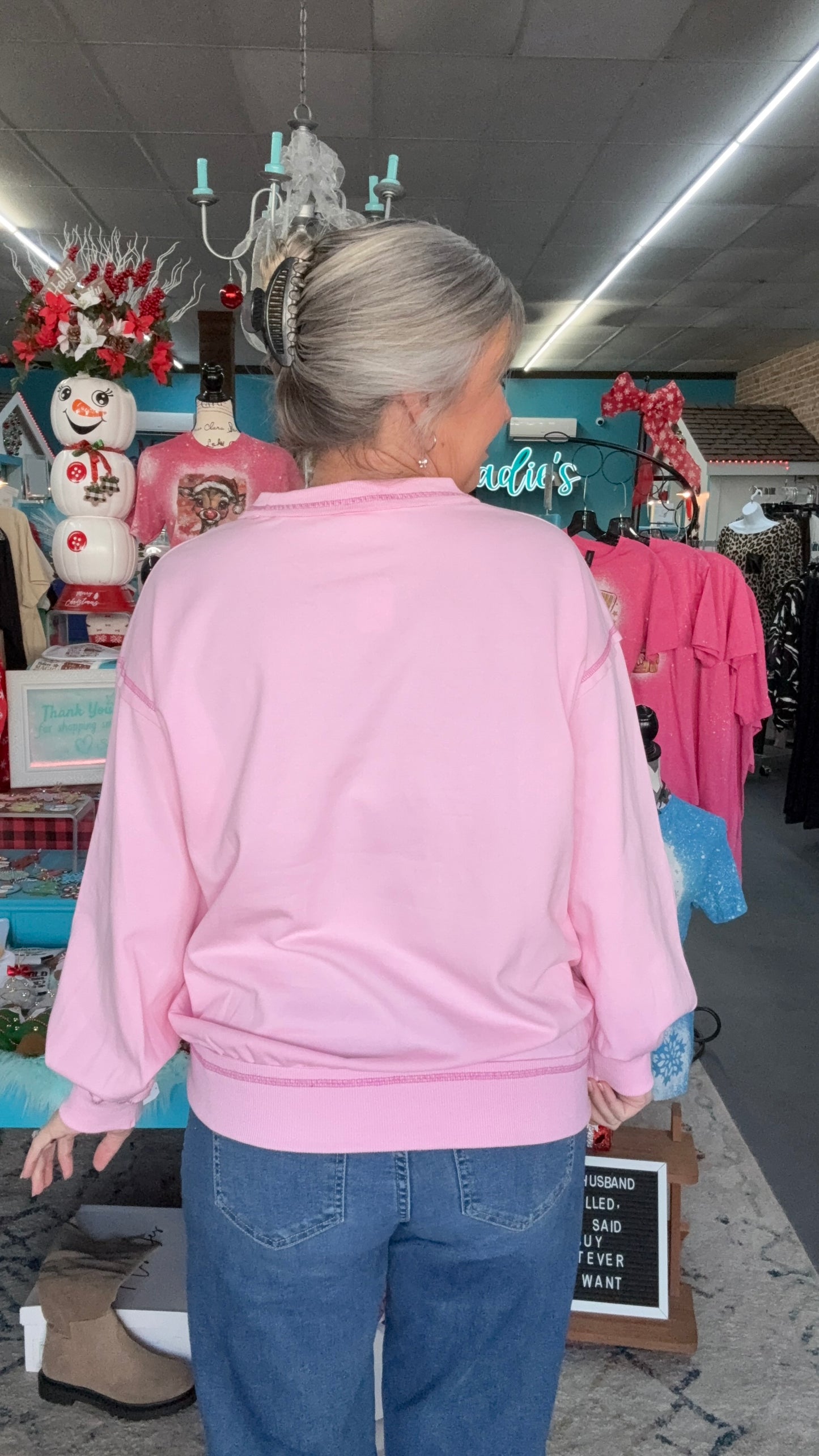 Pink Alabama Sweashirt