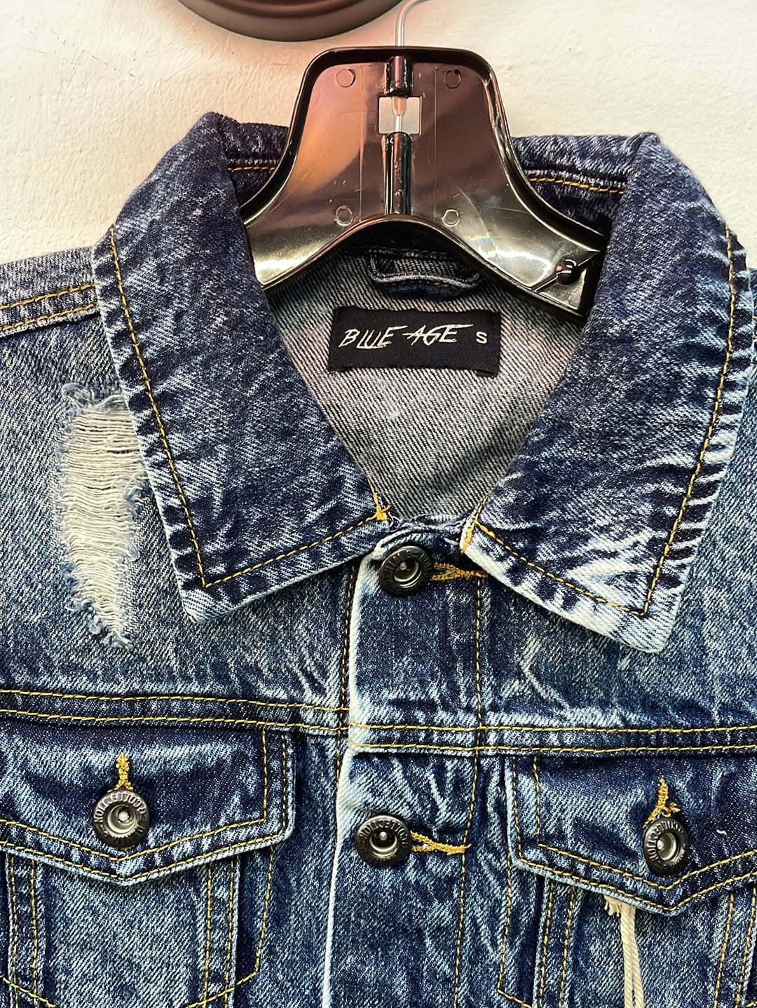 Distressed Denim Jacket