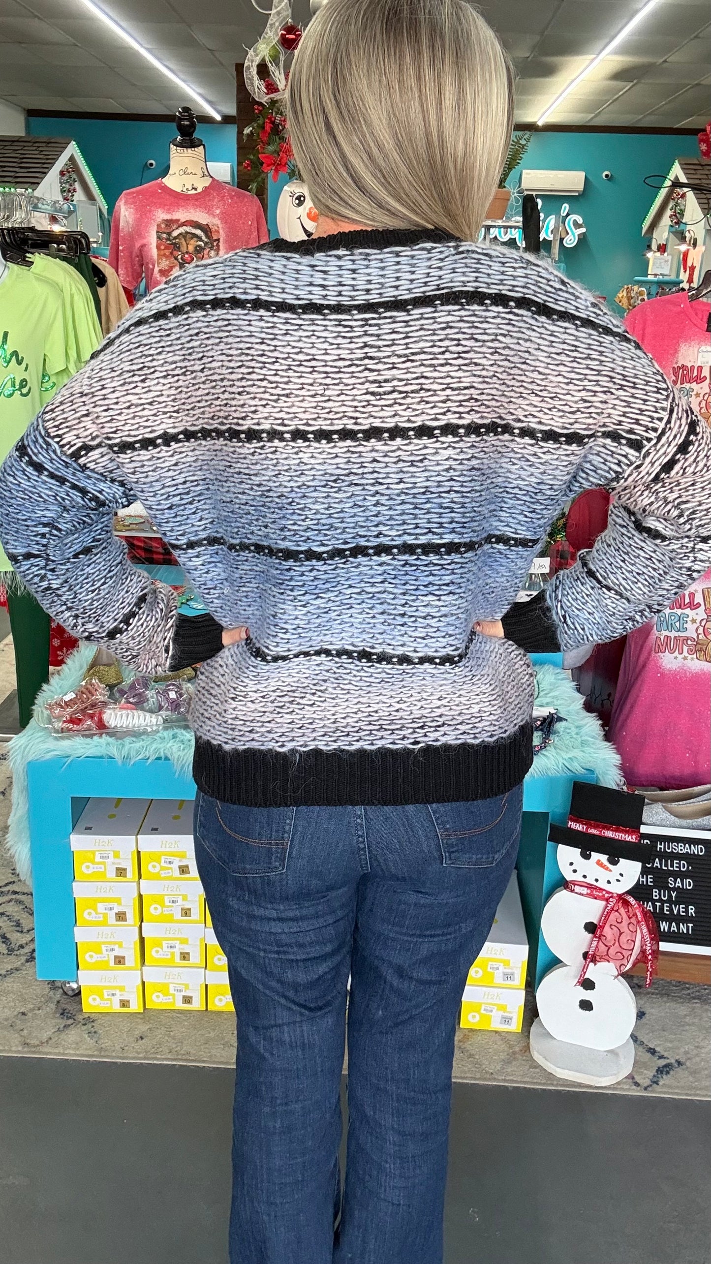 Ombré Stripe Sweater