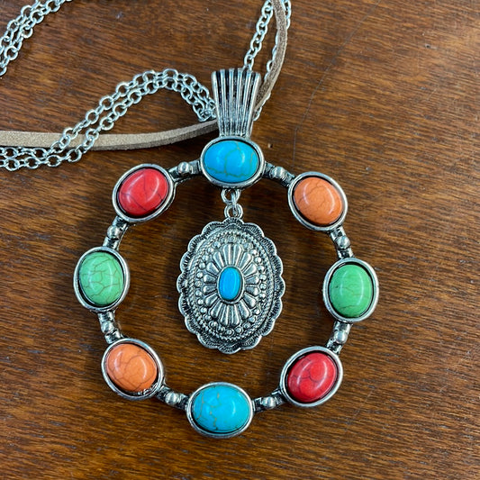 Multi-Color Turquoise Necklace
