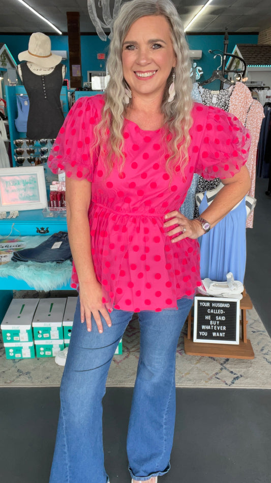 It’s My Party Peplum Top