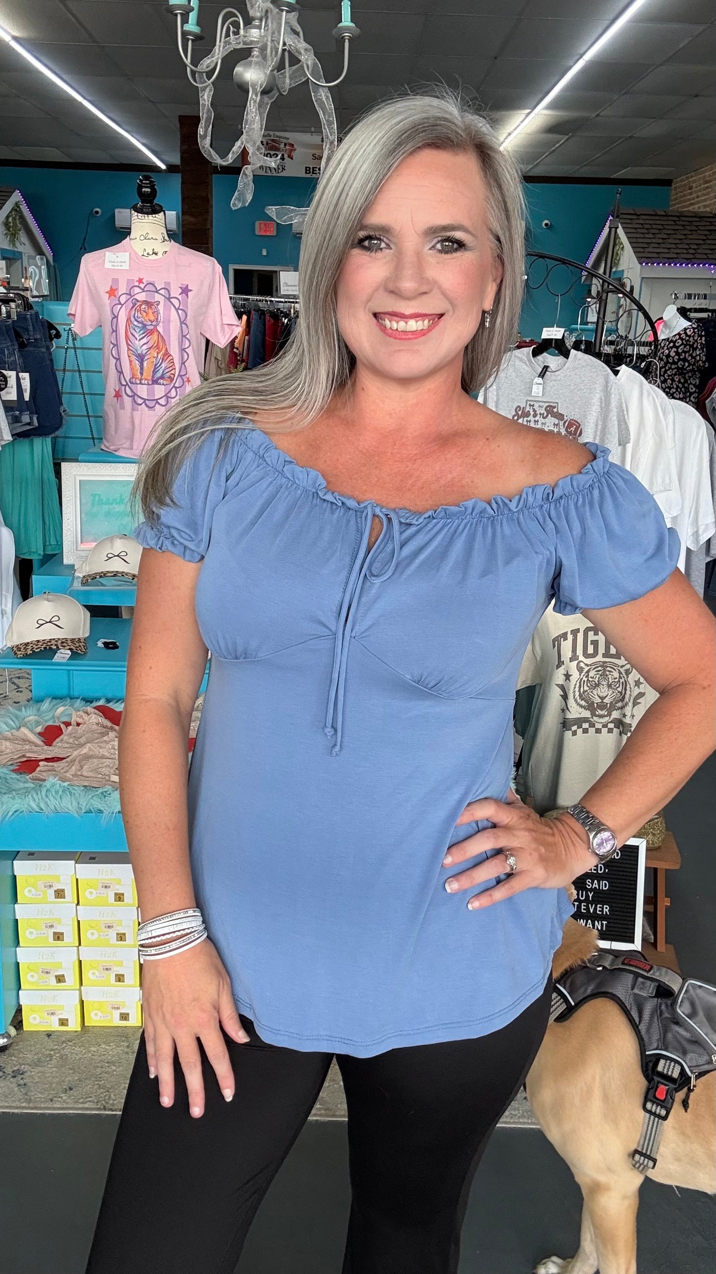 Boho Peasant Top