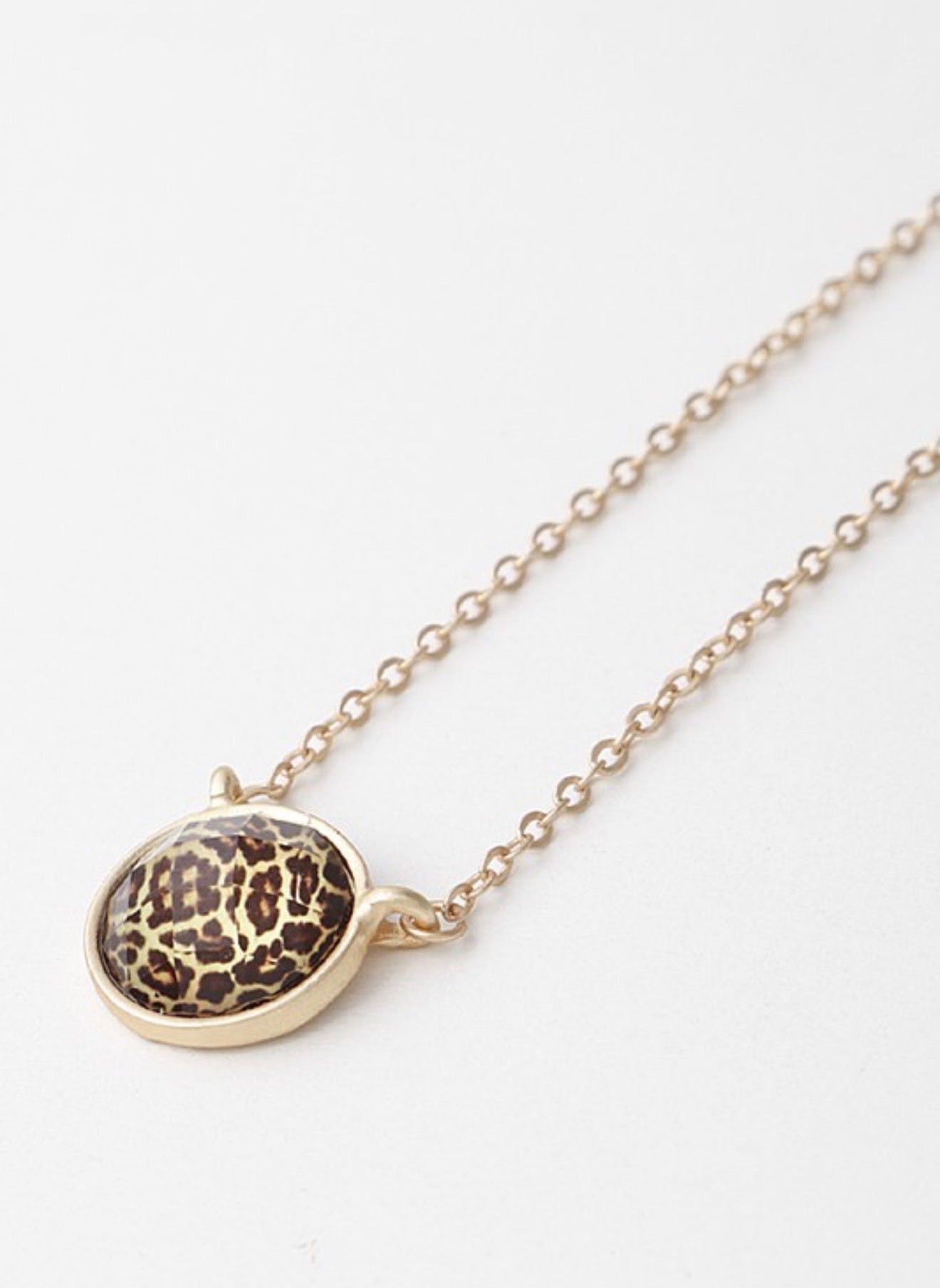 Leopard Pendant Necklace