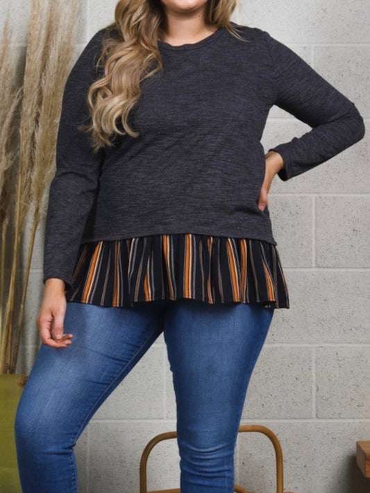 Ruffle Tunic-Plus