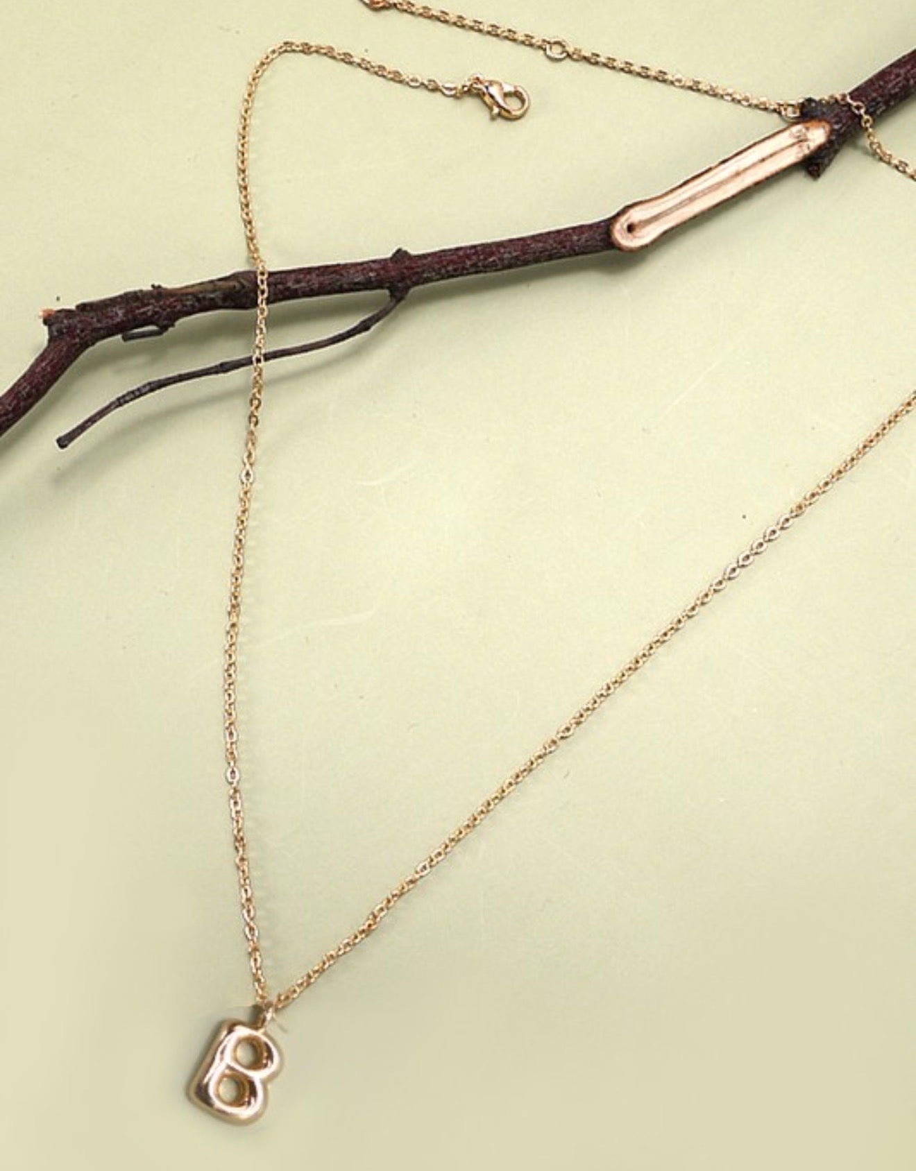 Balloon Initial Necklace