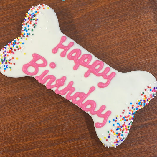 Birthday Dog Cookie