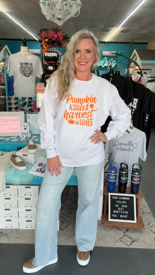 Pumpkin Fleece Sweatshirt