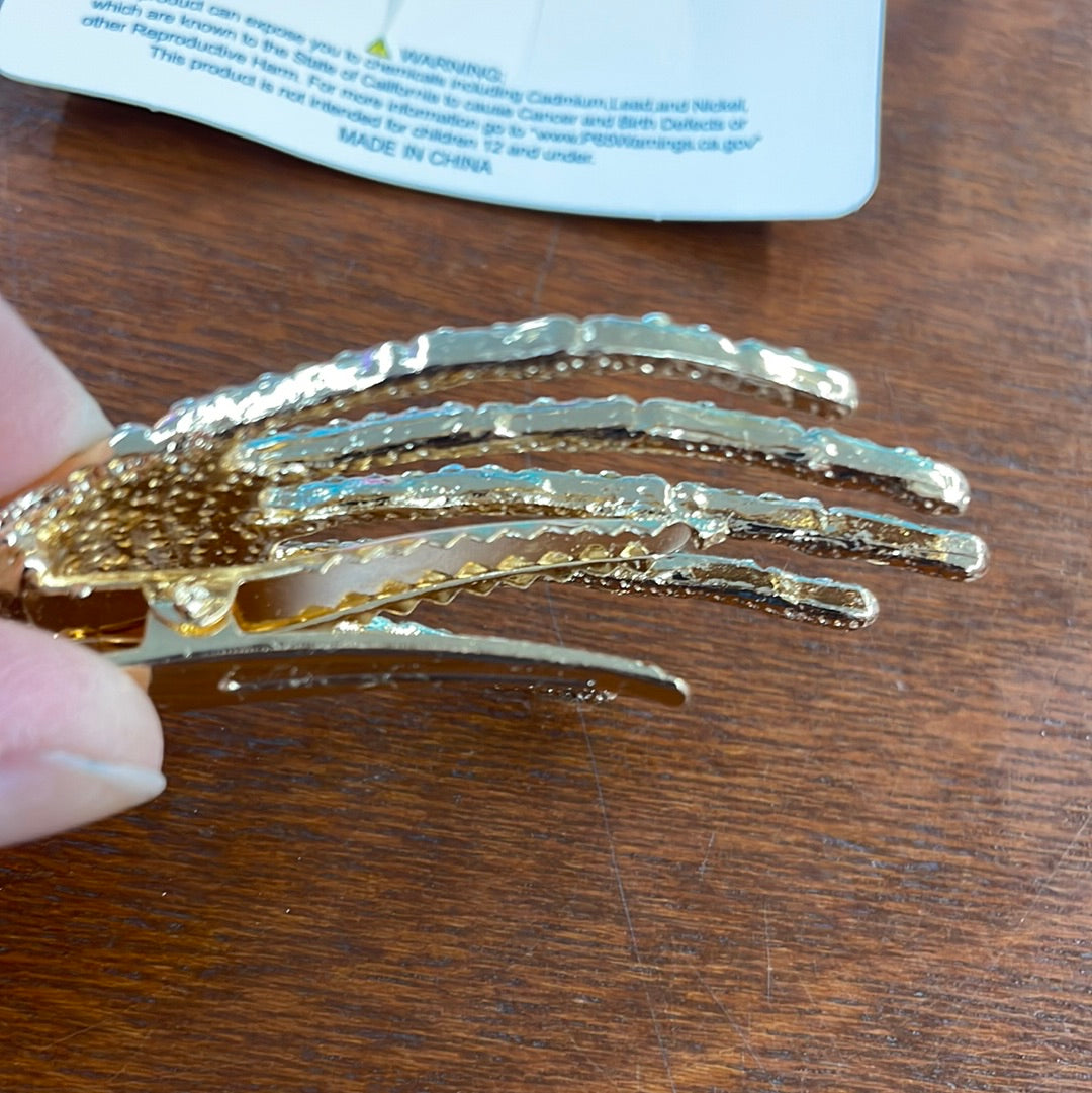 Skeleton Hand Hair Clip