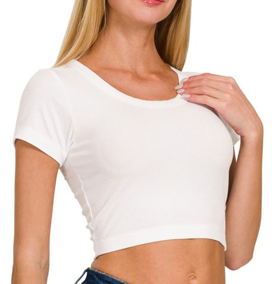 Ribbed Crop Top