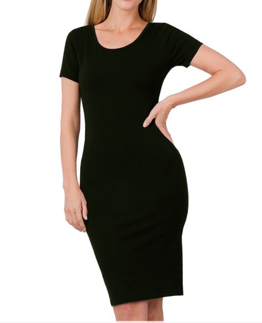 Cotton Bodycon Dress