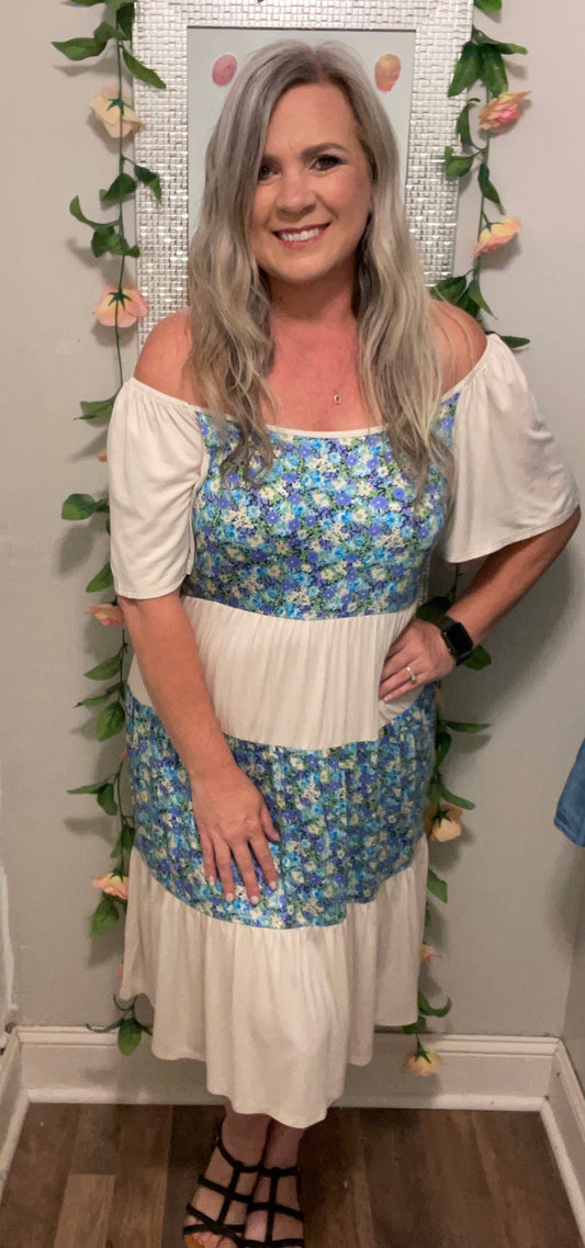 Floral Tiered Dress