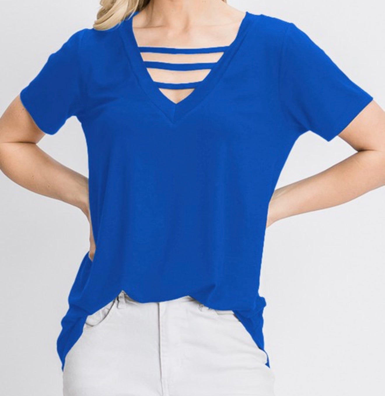 Royal Blue Tee-Plus