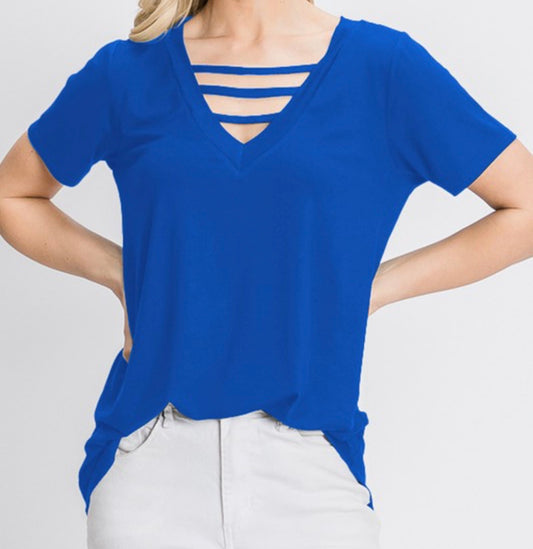 Royal Blue Tee-Plus