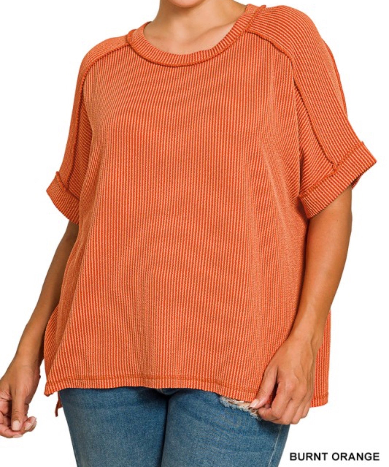 Urban Ribbed Top-Plus