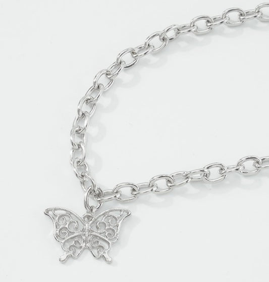 Filigree Butterfly Necklace