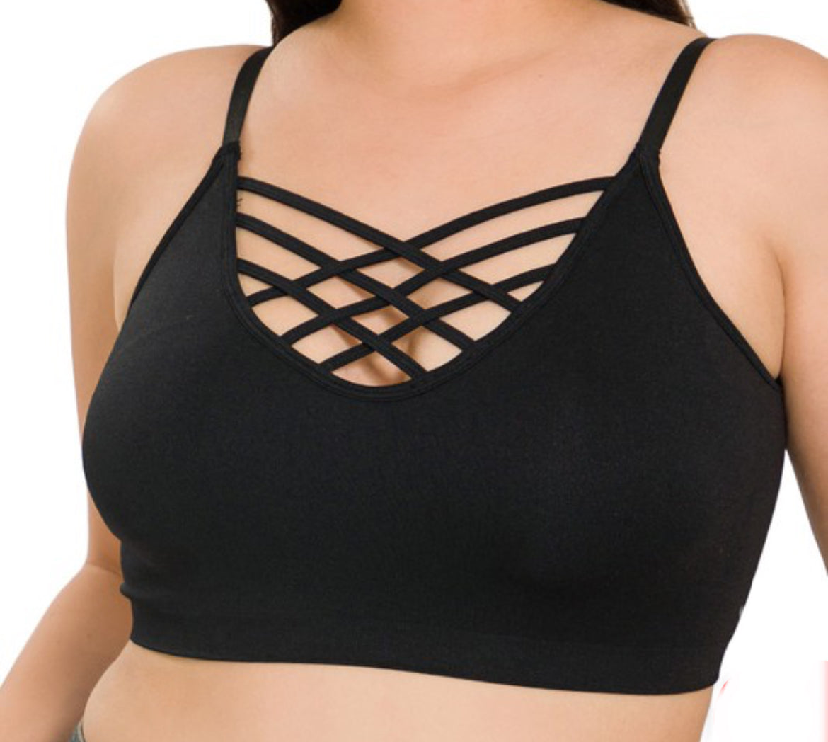 Strappy Bralette-Plus