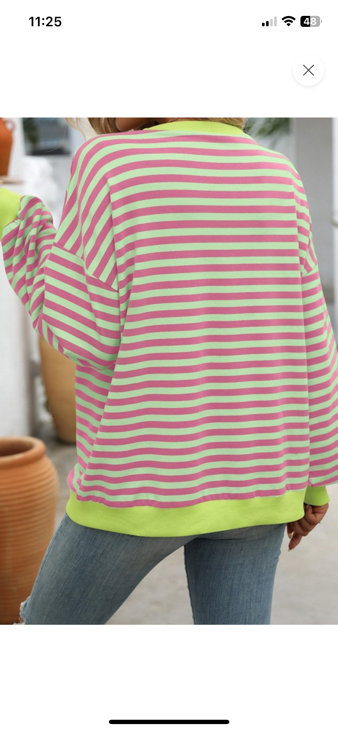 Striped Sweatshirt