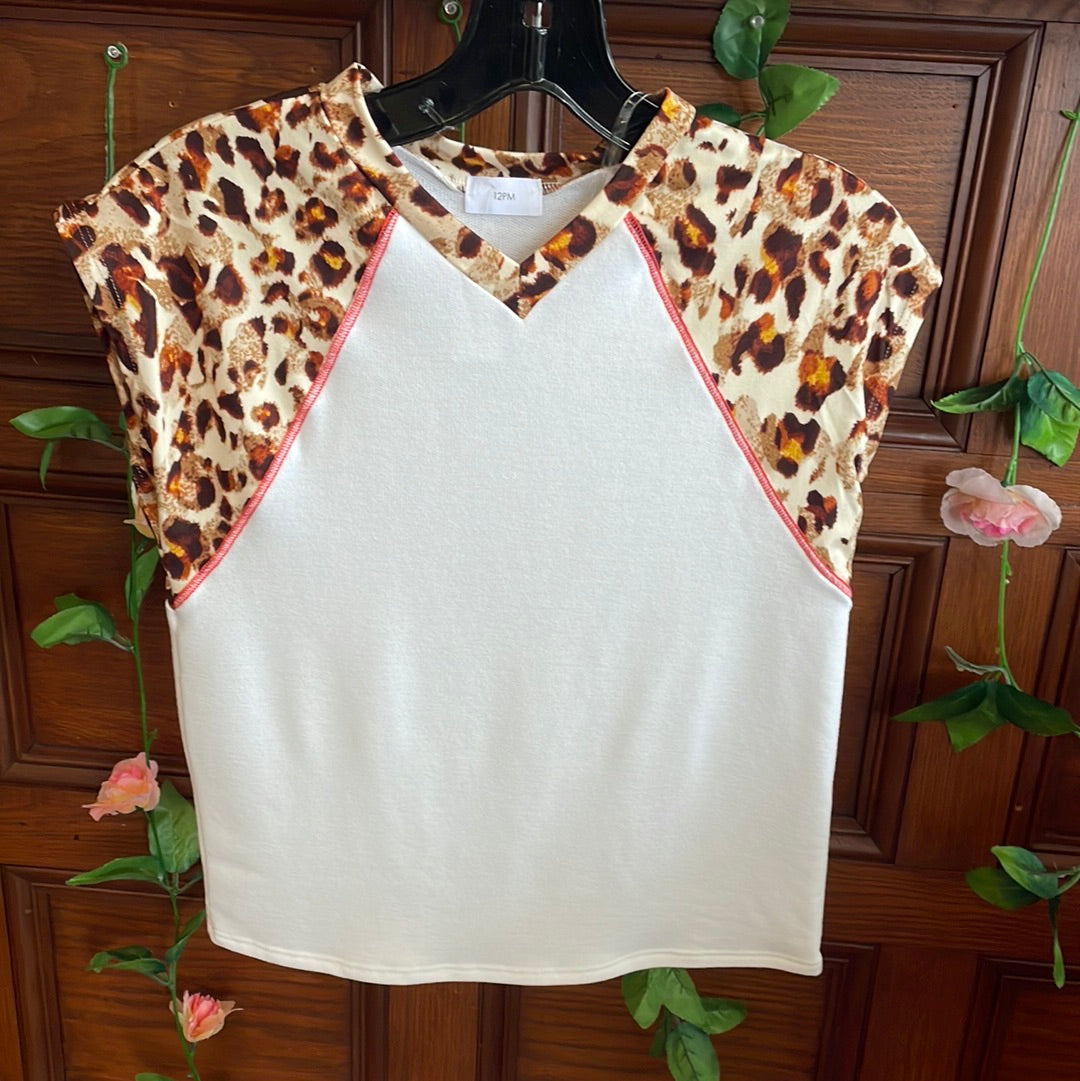 Leopard Raglan-Girls