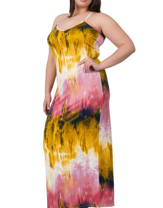 Tie Dye Maxi Dress