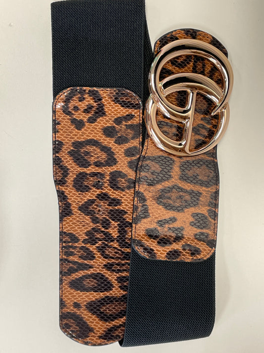 Leopard Stretch Belt