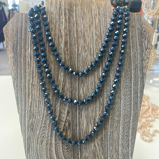 60” Beaded Wrap Necklace