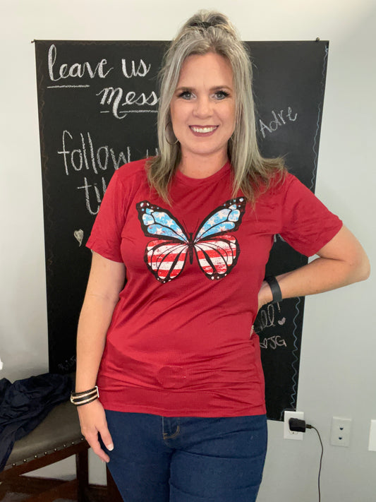 Butterfly Flag Top