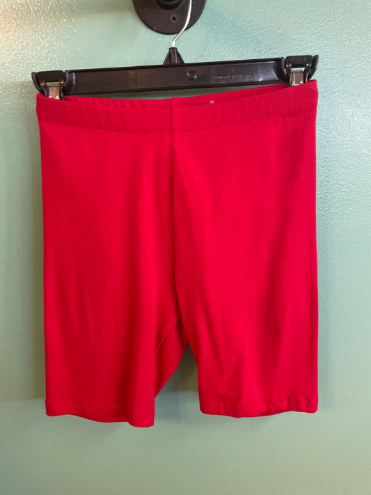 Red Biker Shorts