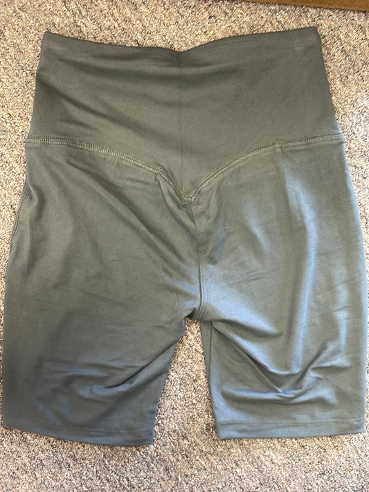 Grey Yoga Biker Shorts
