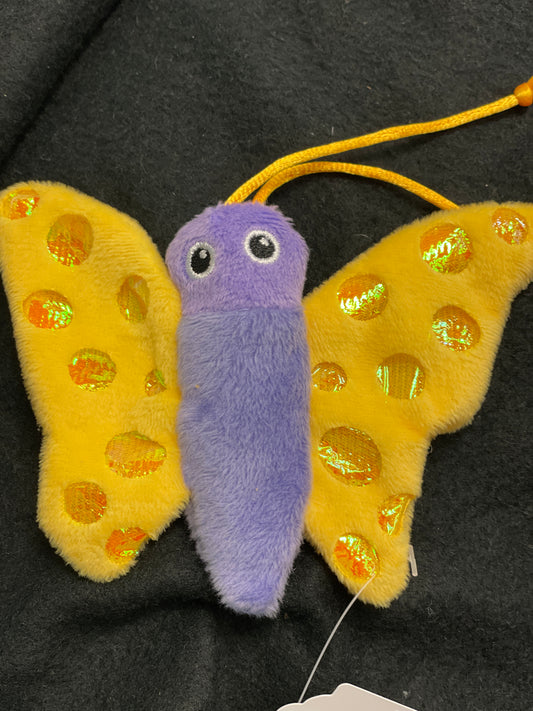 Plushy Butterfly Dog Toy