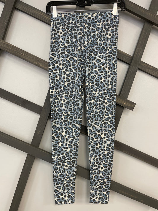 Blue Buttersoft Leopard Leggings